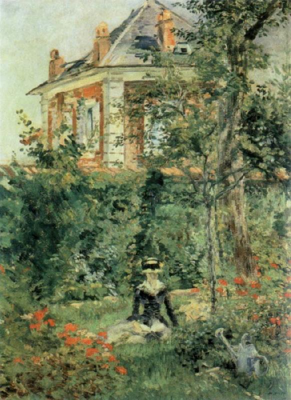 Edouard Manet Corner of the Garden at Bellevue China oil painting art